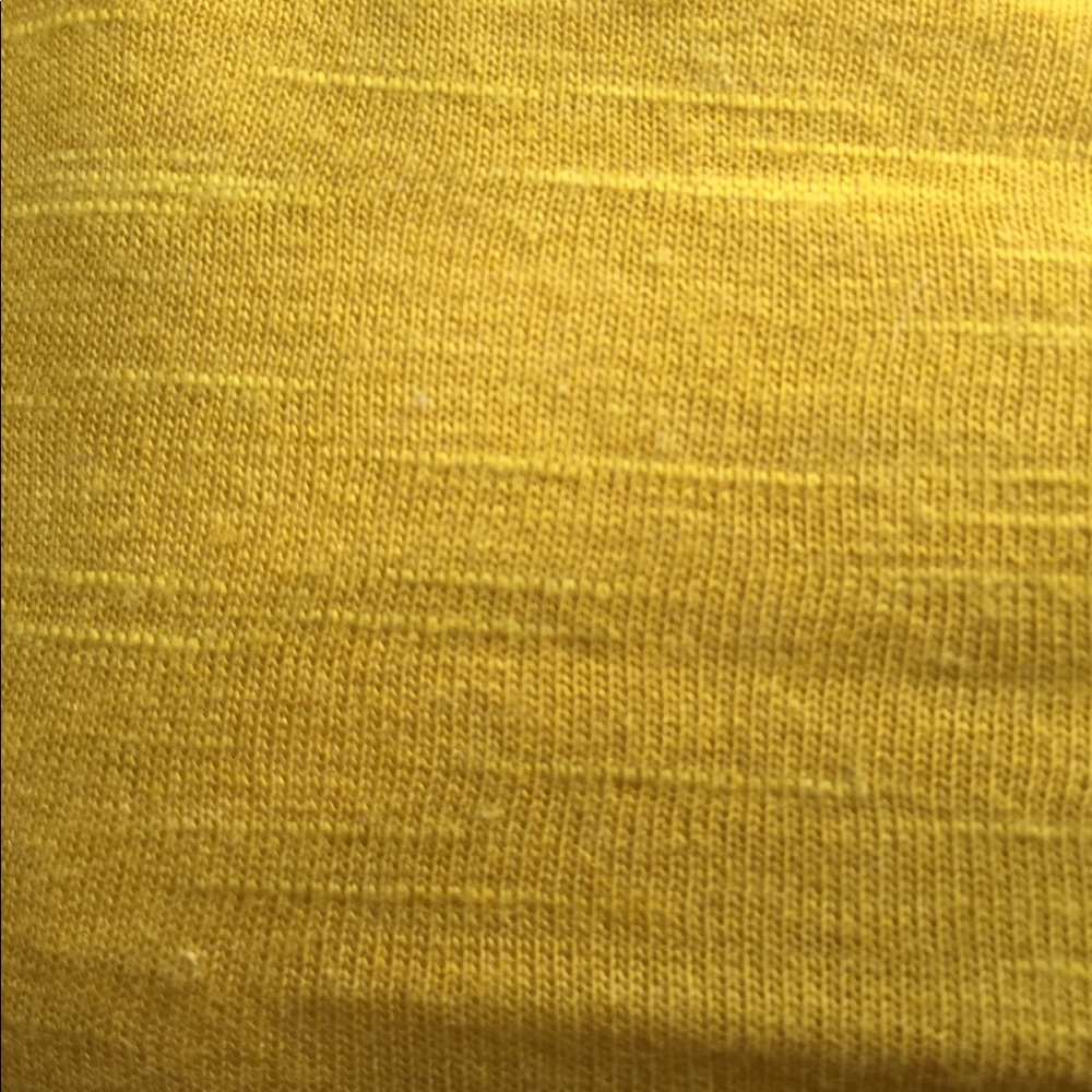 I N C international concepts mustard yellow T top - Picture 6 of 13